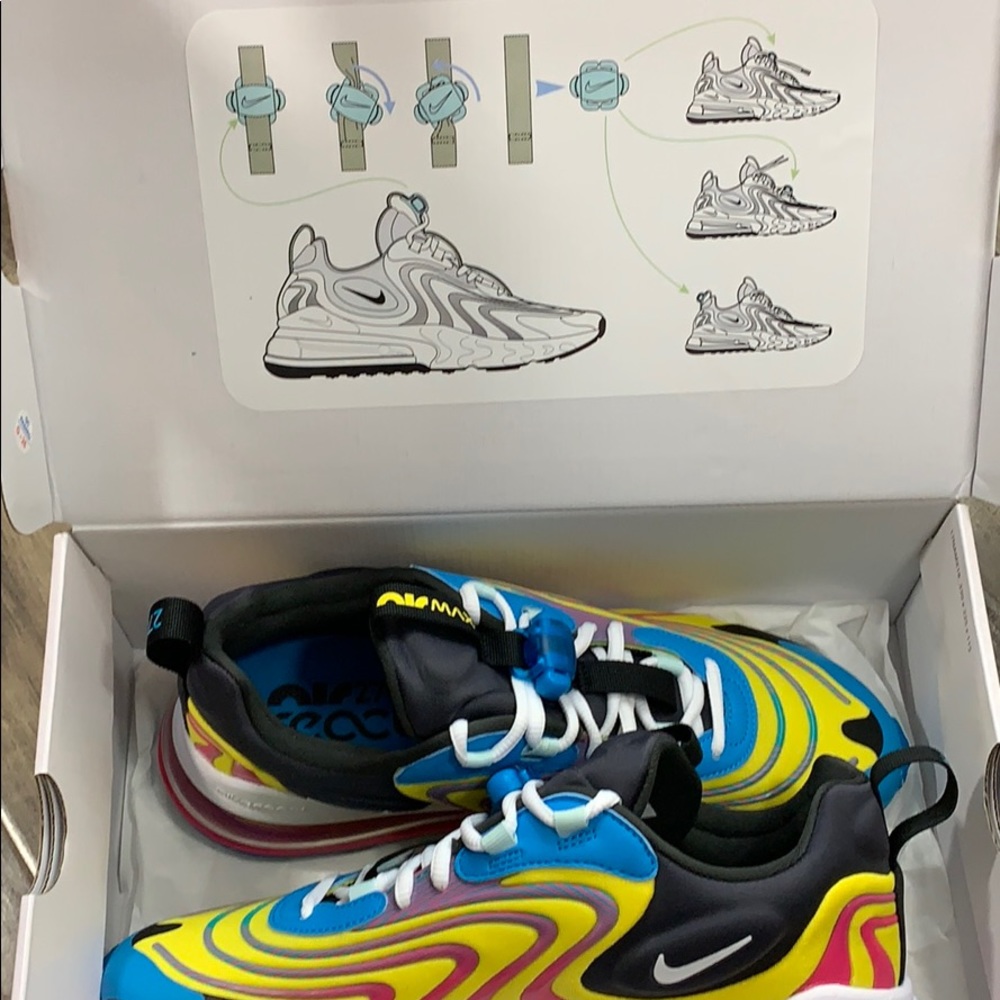 NIKE AIR MAX 270 REACT ENG laser blue/white-anthra - Picture 6 of 16